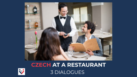 3 Czech restaurant dialogues for ordering food and paying